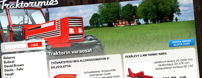Traktorimies.fi verkkokauppa